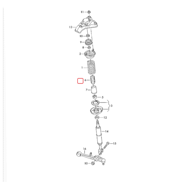 Bumper Shock Absorber Rubber Buffer | 8D0412131E | 4D0412137C