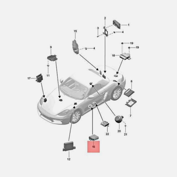 Parking Aid Control Module Reverse Radar Controller | 95B919475K
