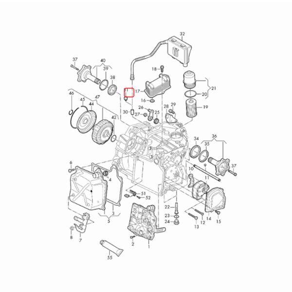 Automatic Transmission Oil Cooler,02E409061B