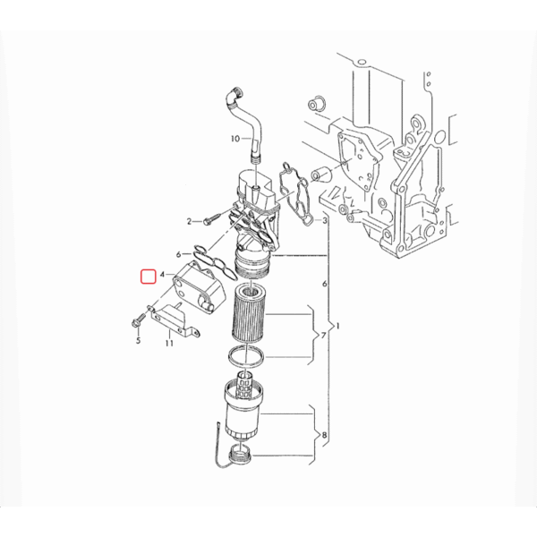 Engine Oil Cooler | 06D117021C