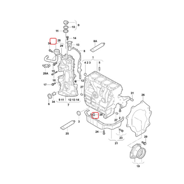 Engine Block Breather Valve | 03C103201P