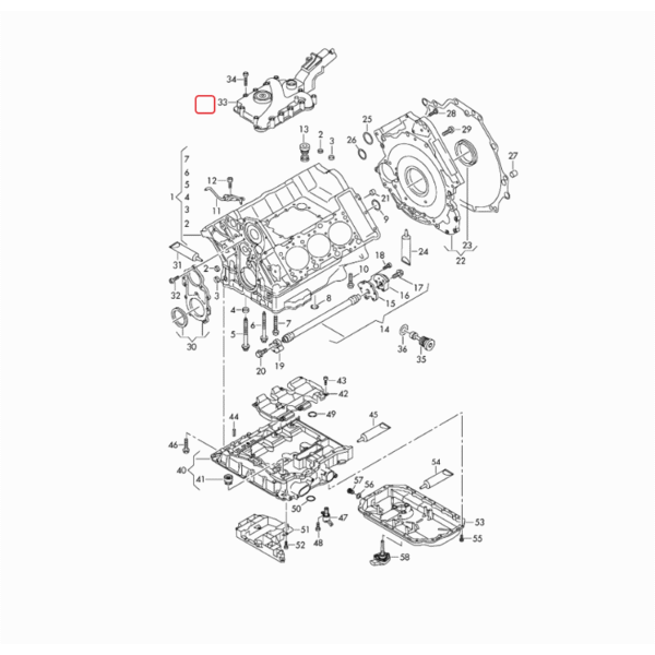 Oil Separator Crankcase Vent Valve | 06E103547Q | 06E103547AC 