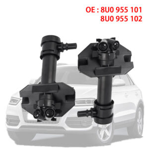 Left Right Headlight Washer | Lift Cylinder Spray Nozzle Jet | 8U0955101 | 8U0955102