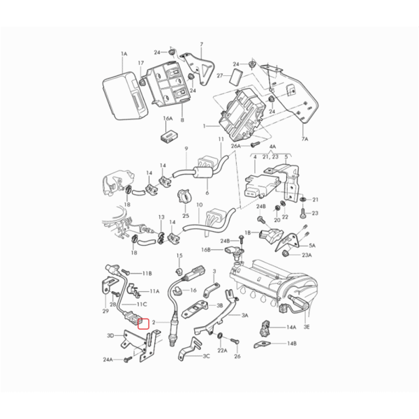 Oxygen Sensor Lambda Sensor O2 sensor | 330906265 | 330906265A | 0258003829