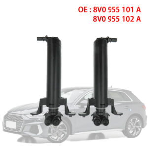Left Right Headlight Washer | Lift Cylinder Spray Nozzle Jet | 8V0955101A | 8V0955102A