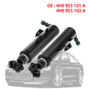 Left Right Headlight Washer | Lift Cylinder Spray Nozzle Jet | 4H0955101A | 4H0955102A | 4H0955101