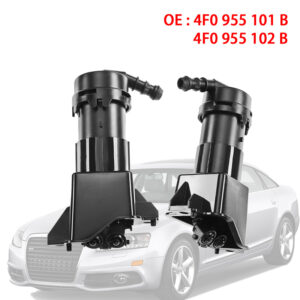 Left Right Headlight Washer | Lift Cylinder Spray Nozzle Jet | 4F0955101B | 4F0955102B