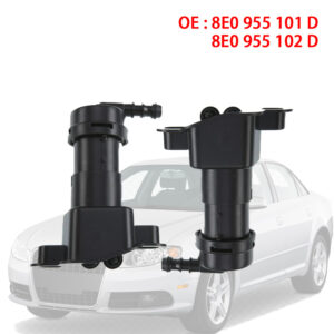 Left Right Headlight Washer | Lift Cylinder Spray Nozzle Jet | 8E0955101D | 8E0955102D