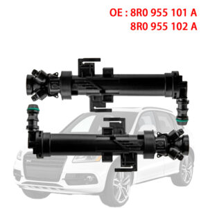 Left Right Headlight Washer Lift Cylinder Spray Nozzle Jet | 8R0955101A | 8R0955102A