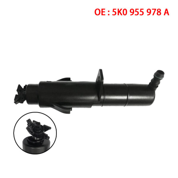 Left Right Headlight Washer | Lift Cylinder Spray Nozzle Jet | 5K0955978A