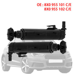 Left Right Headlight Washer | Lift Cylinder Spray Nozzle Jet | 8X0955101C | 8X0955102C