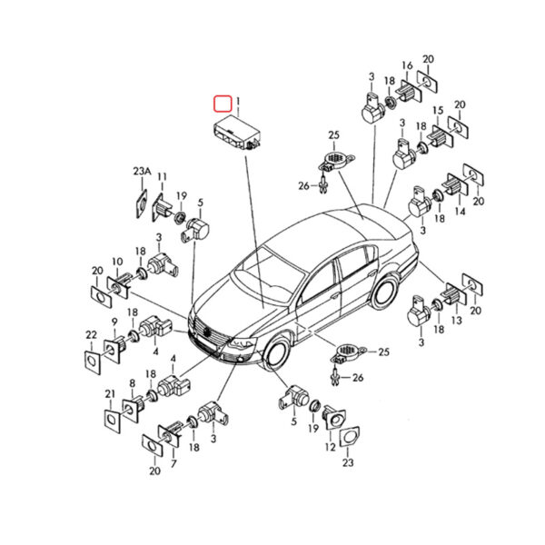 Parking Aid Control Module | 1T0919475H
