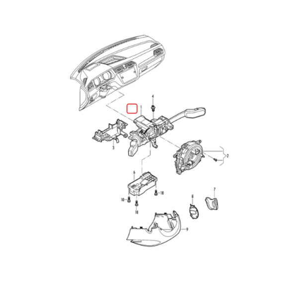 5Q0953513P | OE Quality Steering Column Switch for VW Touran Golf 7 MK7 Bora Skoda Octavia Seat Leon Altea - Image 4